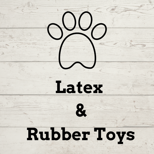 Latex, Rubber &amp; Rope Dog Toys