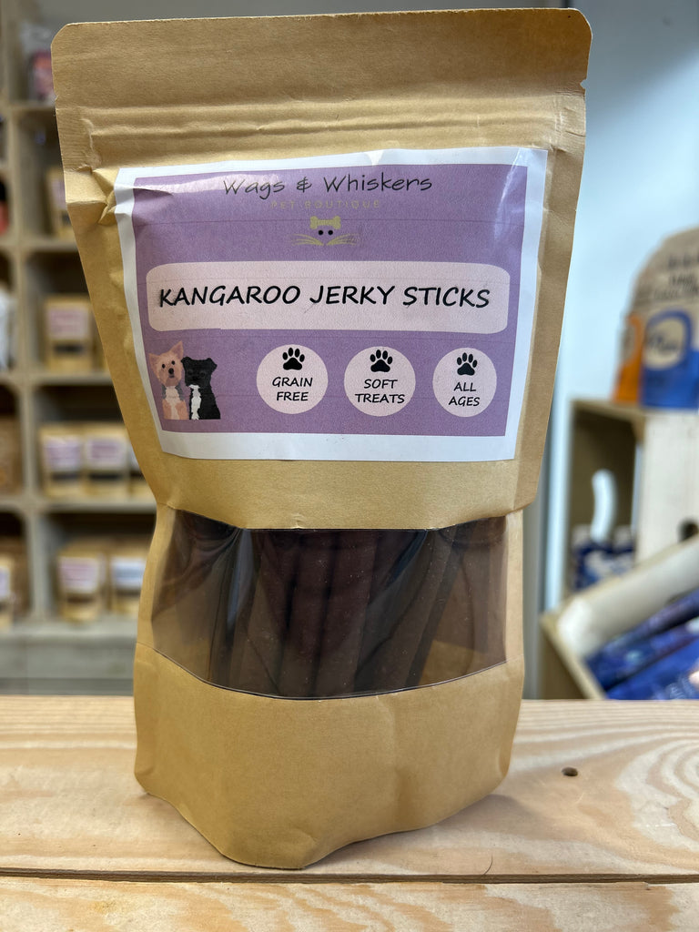 Wags & Whiskers Kangaroo Jerky Sticks