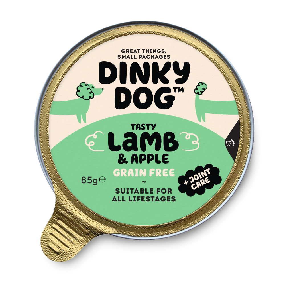 Dinky Dog Lamb & Apple Wet Dog Food 85g