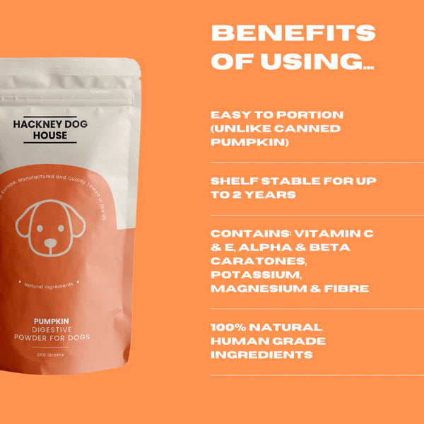 Hackney Dog House - Pumpkin Puree Powder for Dogs