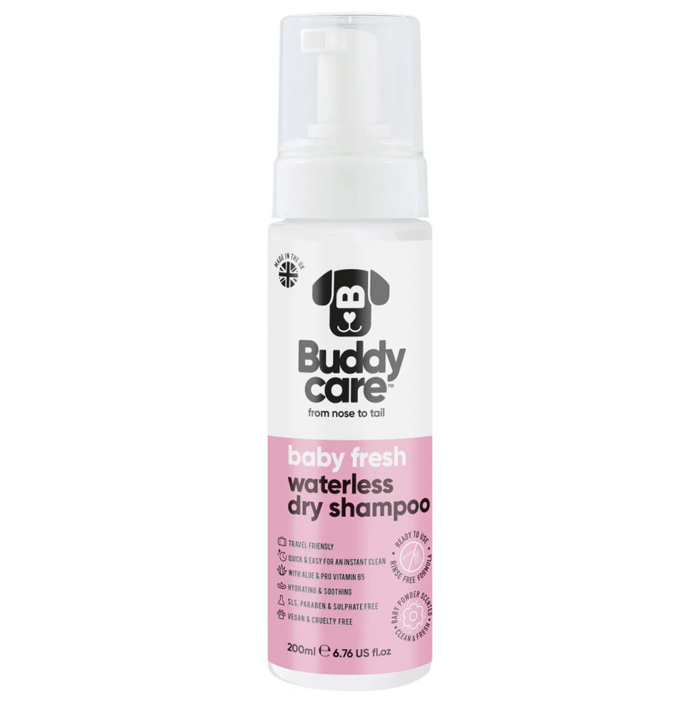 Buddycare Waterless Dog Shampoo - Baby Fresh
