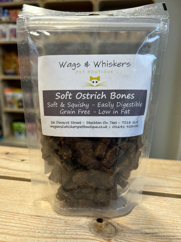 Wags & Whiskers Soft Ostrich Bone Treats