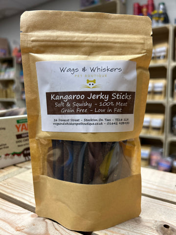 Wags & Whiskers Kangaroo Jerky Sticks
