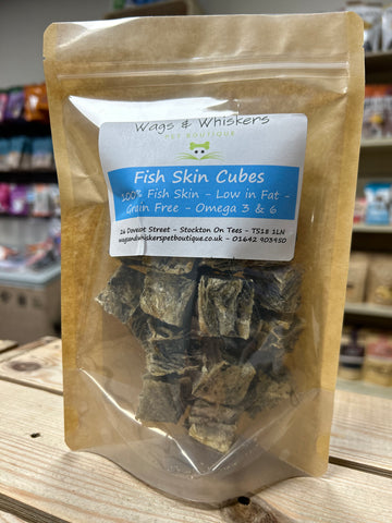 Wags & Whiskers Fish Skin Cubes