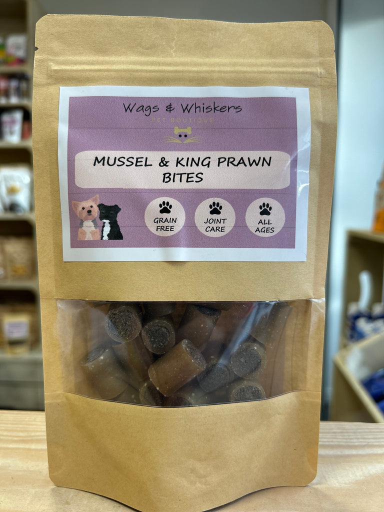 Wags & Whiskers Mussel & King Prawn Bites