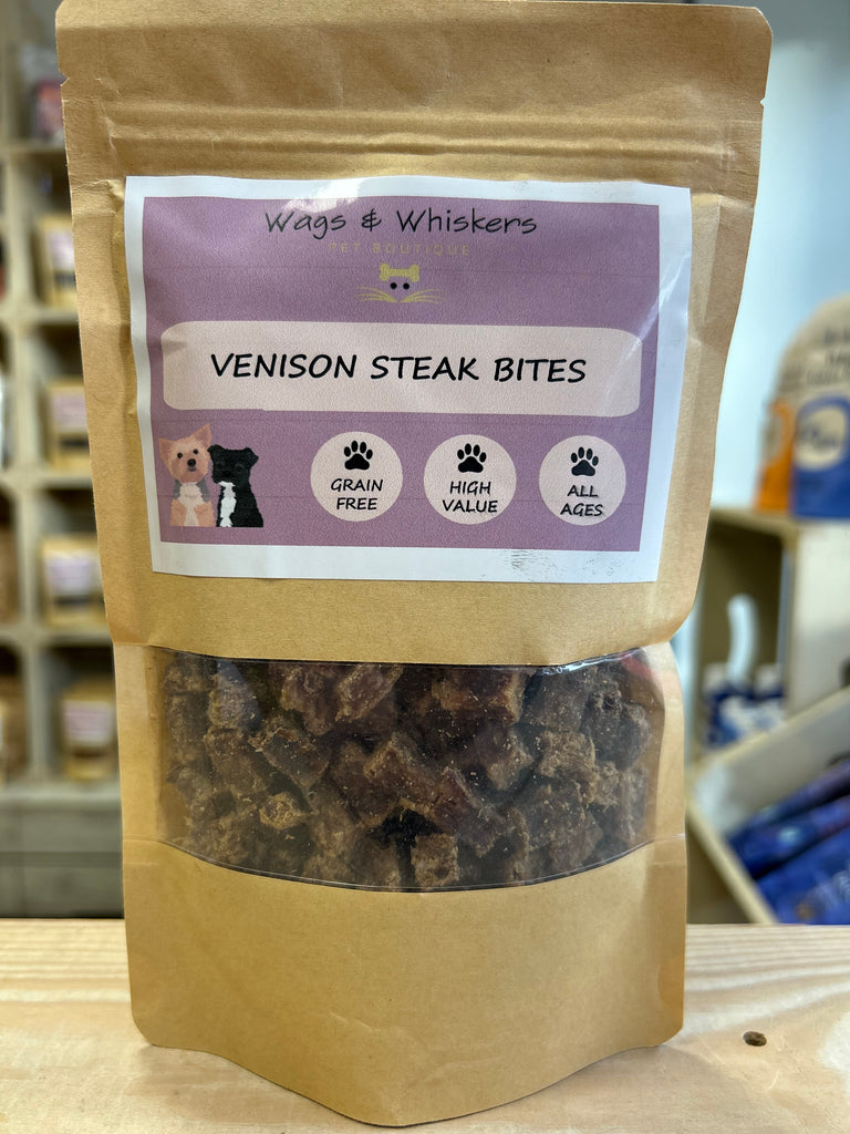Wags & Whiskers Venision Steak Bites