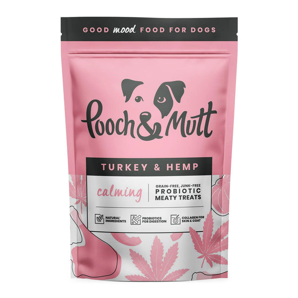 Pooch & Mutt Calming Turkey & Hemp Treats for Dogs