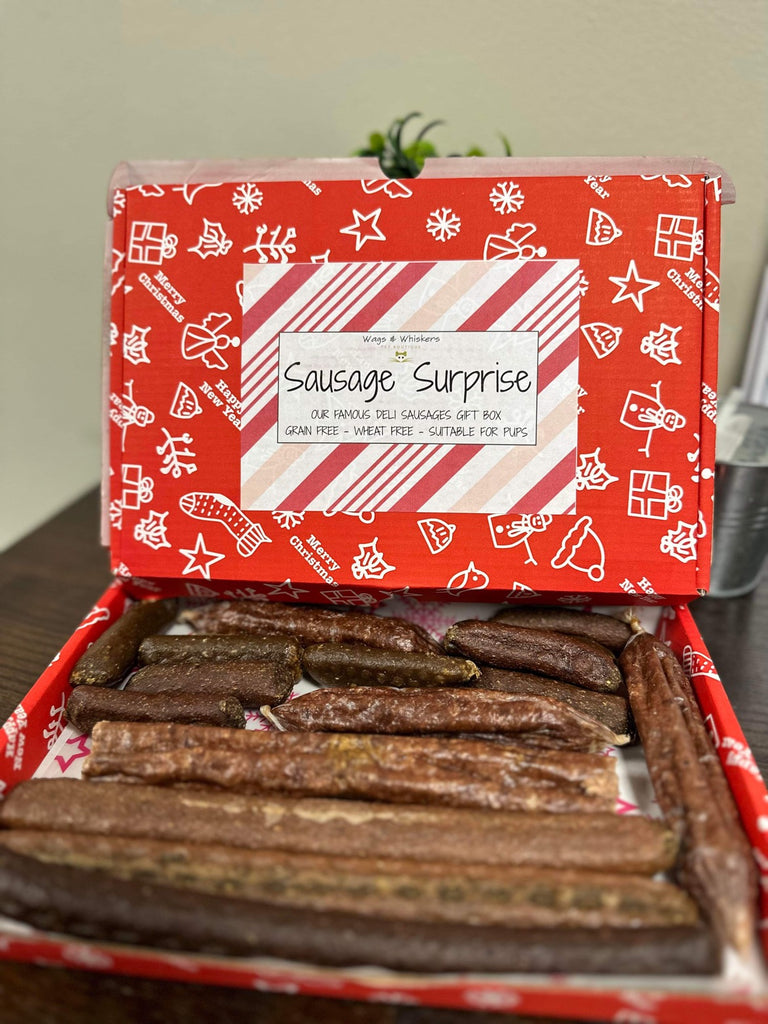 Wags & Whiskers Sausage Surprise Gift Box