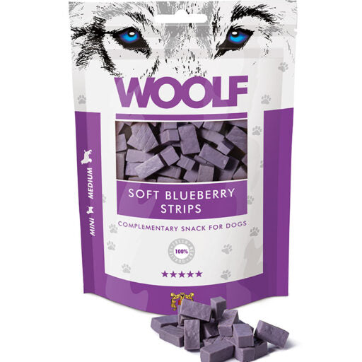 Woolf Soft Blueberry Strips Treats