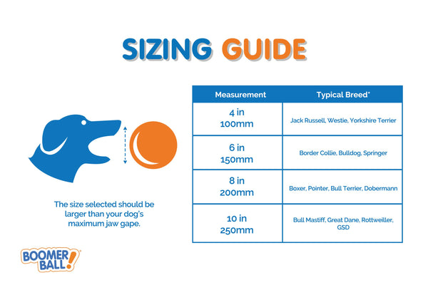 COA Boomer Ball Virtually indestructible dog ball