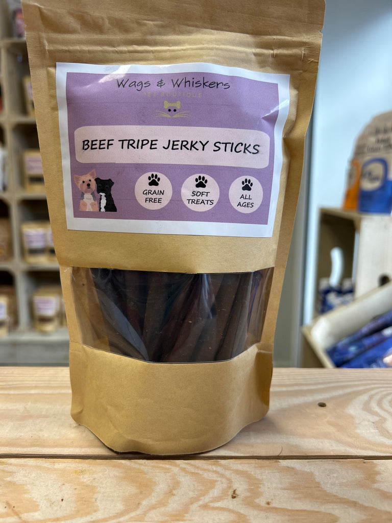 Wags & Whiskers Beef Tripe Jerky Sticks
