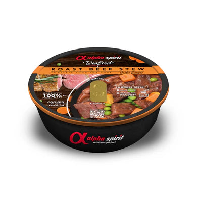Alpha Spirit RealFood Complete Roast Beef Stew for Dogs
