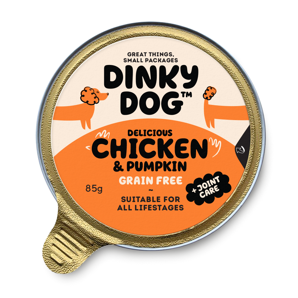 Dinky Dog Chicken & Pumpkin Wet Dog Food 85g