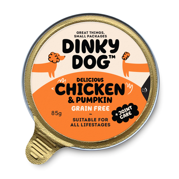 Dinky Dog Chicken & Pumpkin Wet Dog Food 85g