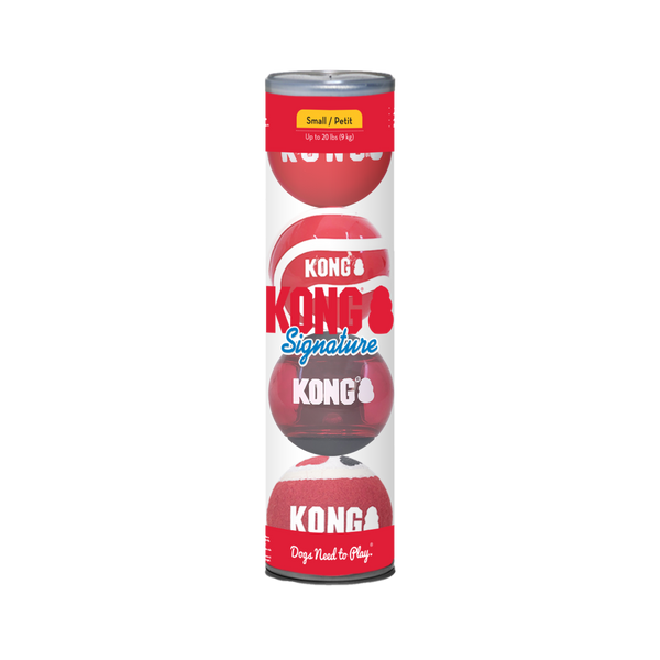 KONG Signature Balls 4 Pack