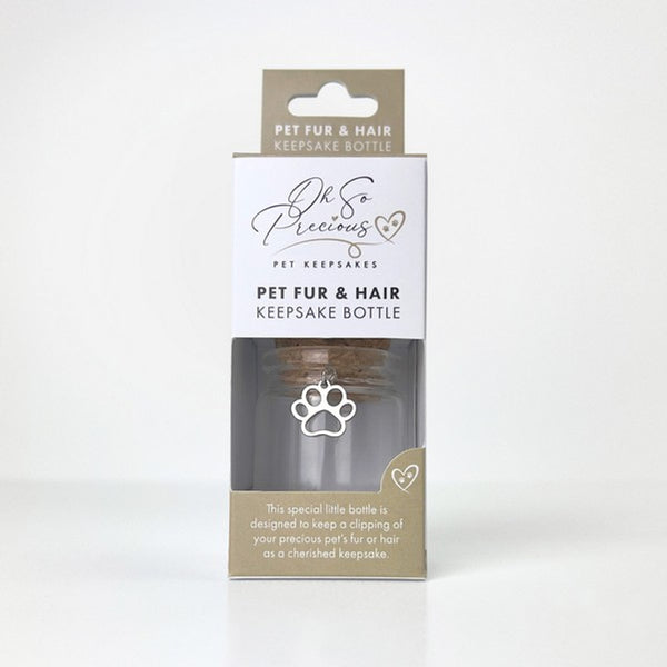 Oh So Precious Pet Fur, Hair & Ashes Keepsake Bottle