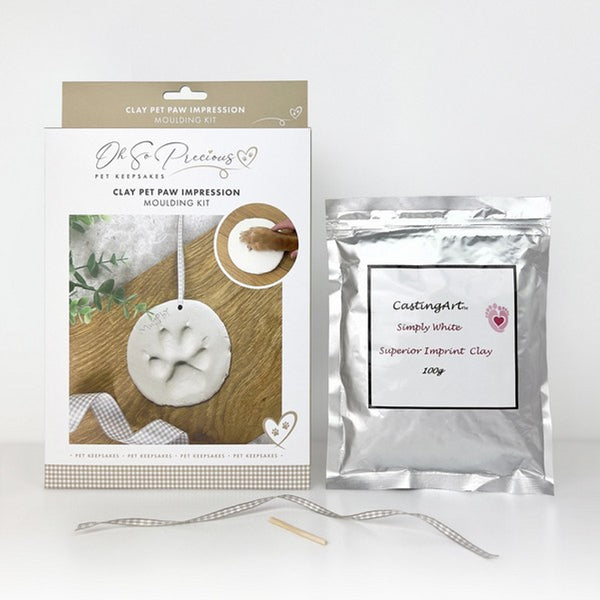 Oh So Precious Clay Pet Paw Print Impression Moulding Kit