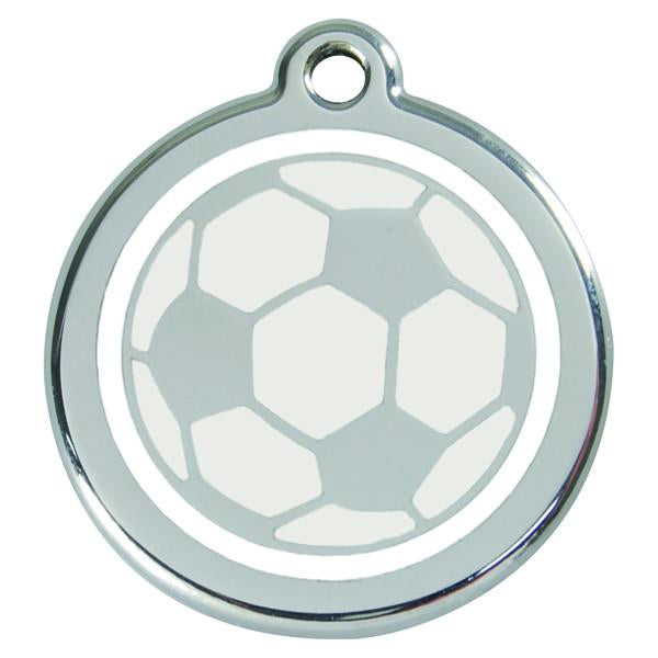 Red Dingo - Enamel Pet ID Tag - Football