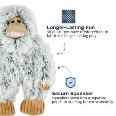 Tall Tails Yeti Plush Dog Toy