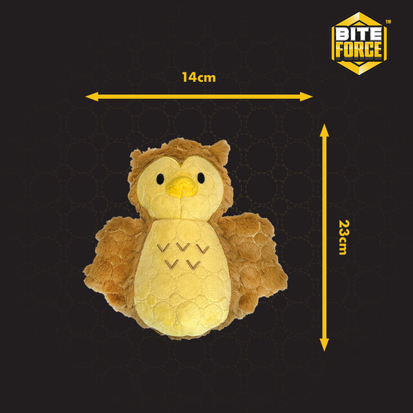 Bite Force Built w. Kevlar Tough Plush - Owl