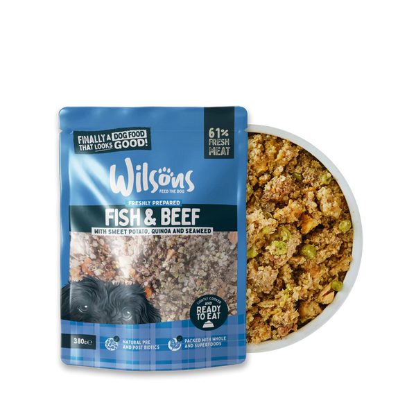Wilsons Pet Food - Fish & Beef Fresh Dog Food