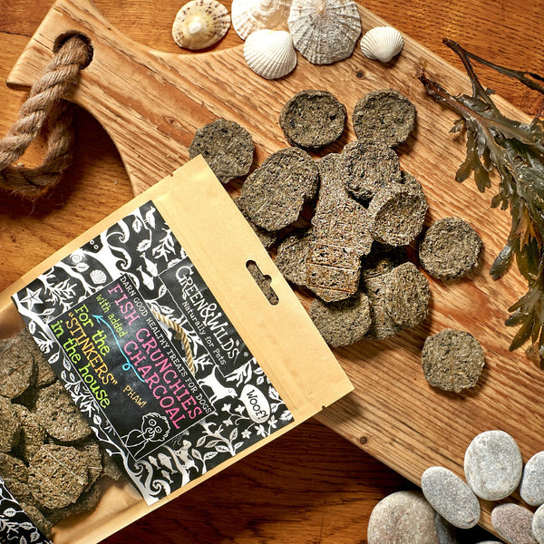 Green & Wilds Fish Crunchies with Charcoal
