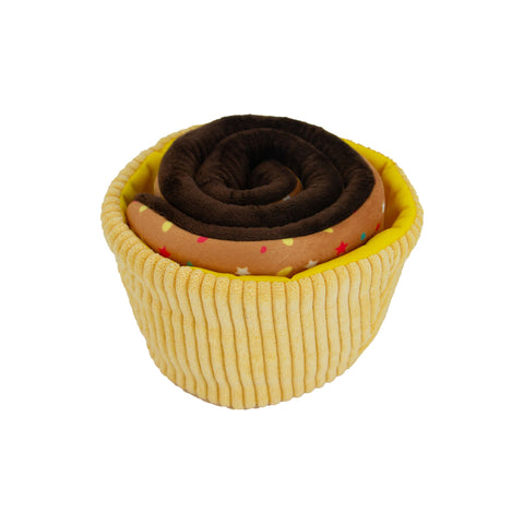 Ancol Pawty Snuffle Yellow Cupcake Toy