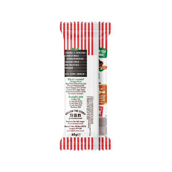 Denzel's Gingerbread Soft-Baked Bars For Dogs