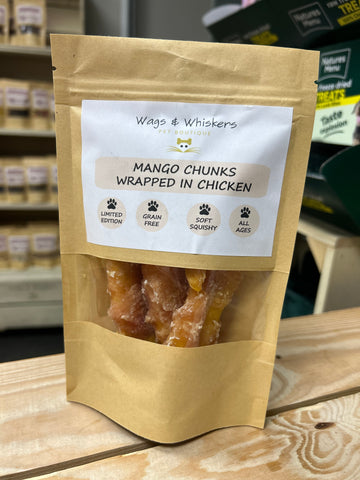 Wags & Whiskers Mango Chunks Wrapped Chicken Breast