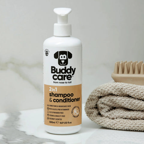 Buddycare 2 in 1 Coconut Dog Shampoo & Condtioner
