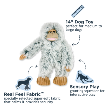 Tall Tails Yeti Plush Dog Toy