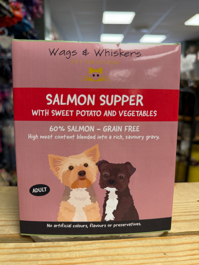 Wags & Whiskers Salmon & Sweet Potato with Vegetables (Wet Tray)