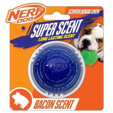 Nerf Dog TPR/PP Scented Bacon Super Scent Ball Solid Core