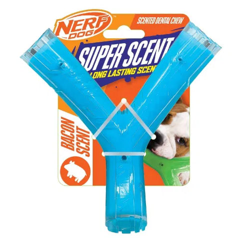 Nerf Dog TPR/PP Scented Chicken Super Scent Wishbone Solid Core