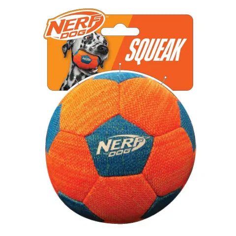 Nerf Dog X-Weave Soccer Squeak Ball
