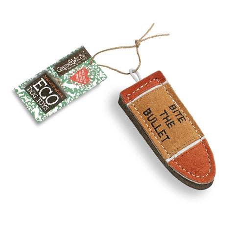 Green & Wilds Bite the Bullet, Eco Dog Toy