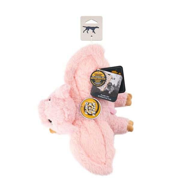 Tall Tails Plush Flying Pig Dog Toy