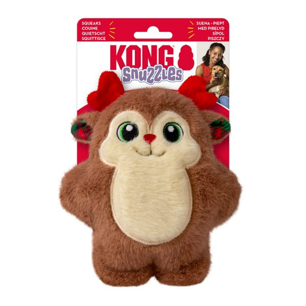 KONG Holiday Snuzzles Reindeer Small Dog Toy