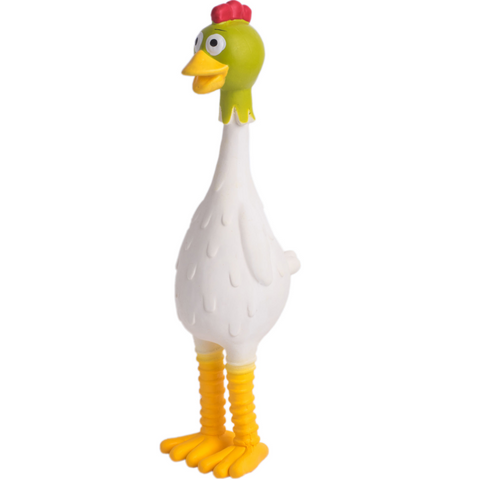 Petface Latex Standing Chicken Toy