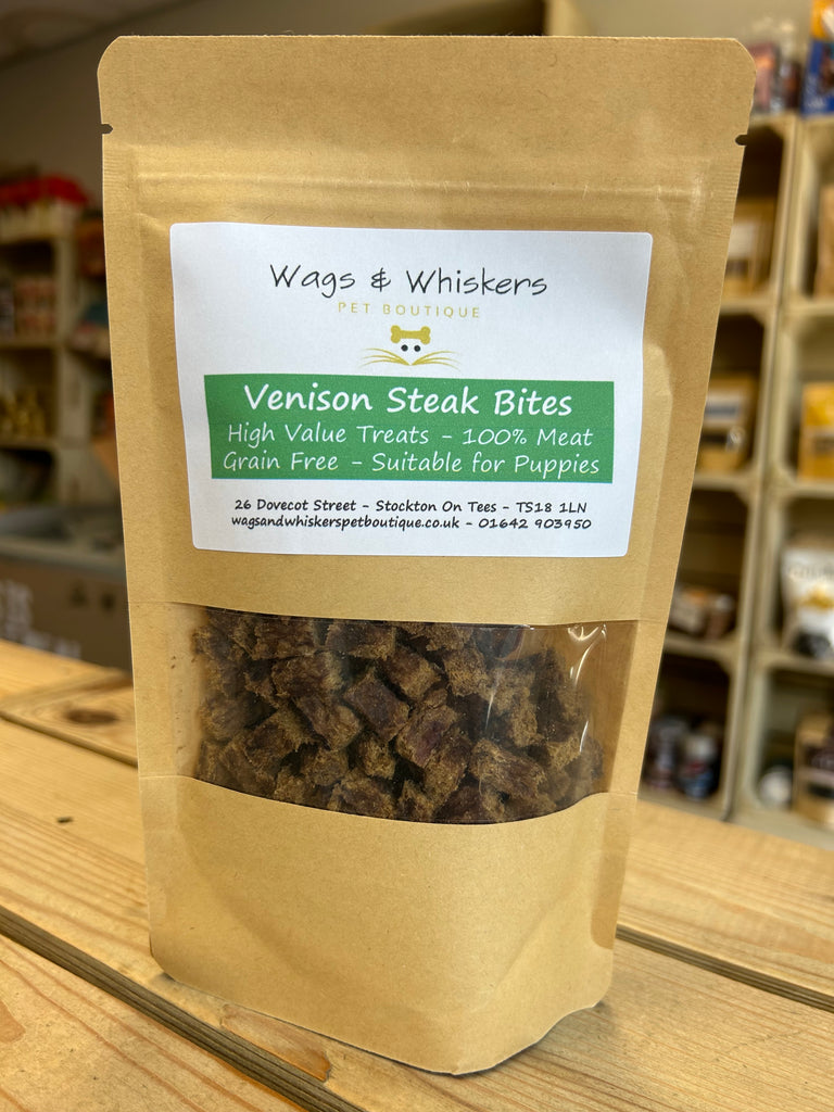 Wags & Whiskers Venision Steak Bites