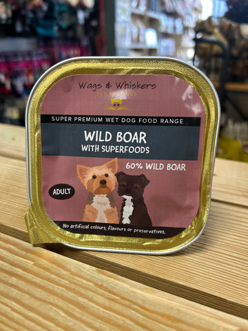 Wags & Whiskers - Wild Boar with Superfoods Wet Food
