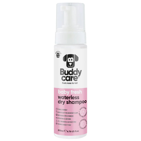 Buddycare Waterless Dog Shampoo - Baby Fresh