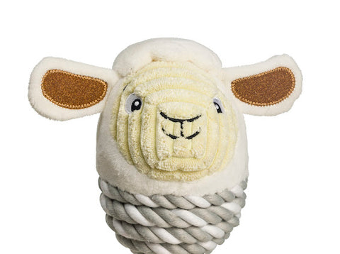 House of Paws Rope Sheep Ball Toy