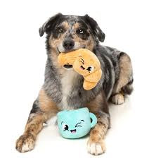 Fuzzyard Croissant & Cappuccino 2pk Dog Toy