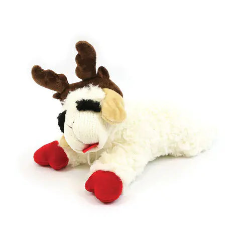 Happy Pet Reindeer Lamb Chop Dog Toy
