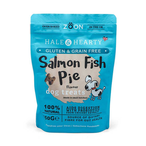 Zoon Hale & Hearty Hearty Salmon Fish Pie Grain Free Treats 150g