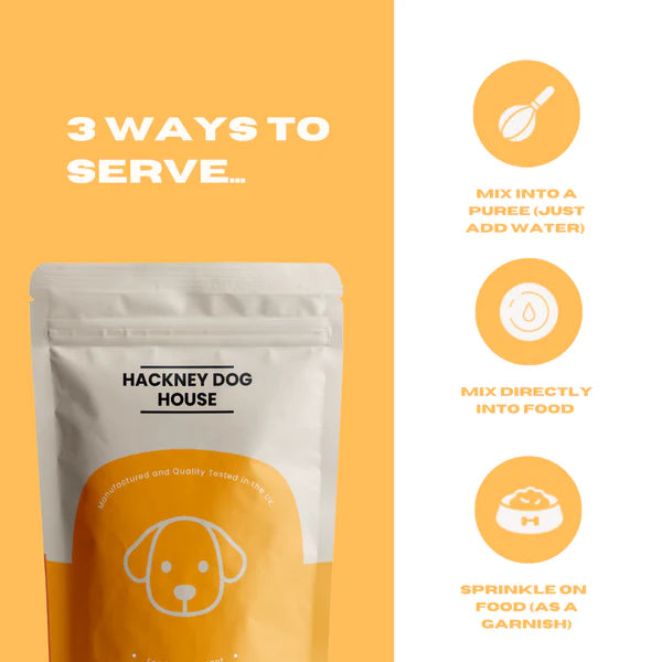 Hackney Dog House - Pumpkin Poweder with Pre & Probiotics For Dogs