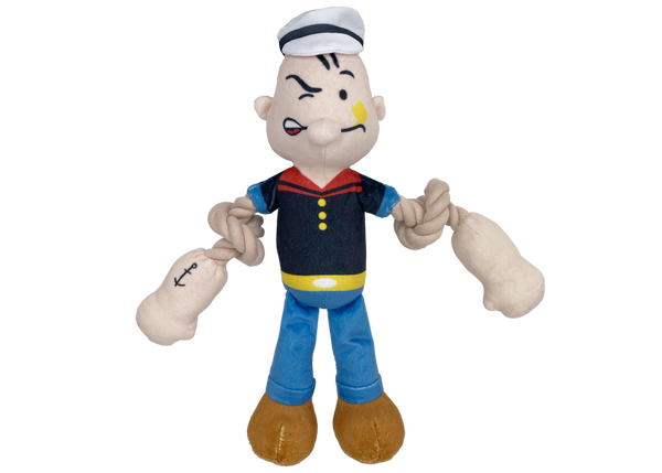 Multipet Popeye with Rope Arms Toy 12”