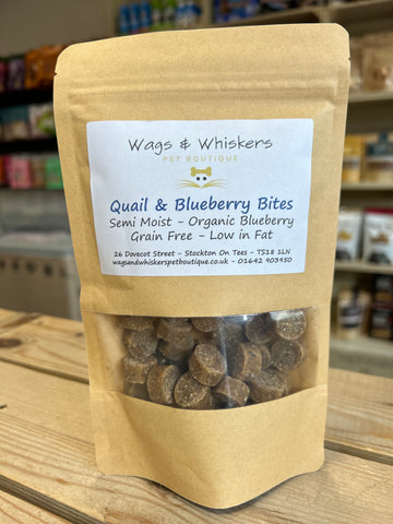 Wags & Whiskers Quail & Blueberry Bites