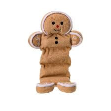 House of Paws Gingerbread Long Squeaker Dog Toy